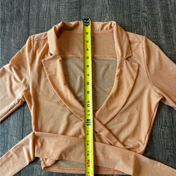 Oh Polly swim Orange Wrap Coverup - Picture 6 of 8